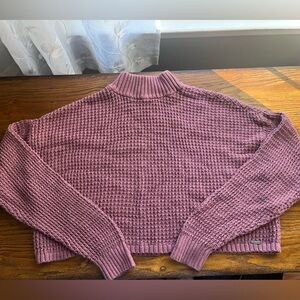 Hollister Dusty Rose Turtleneck Sweater